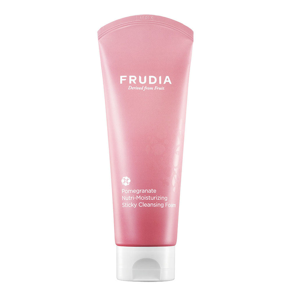 FRUDIA - Pomegranate Nutri-Moisturizing Sticky Cleansing Foam [145g] - Nourishing moisturizing cleansing foam with pomegranate [145g]