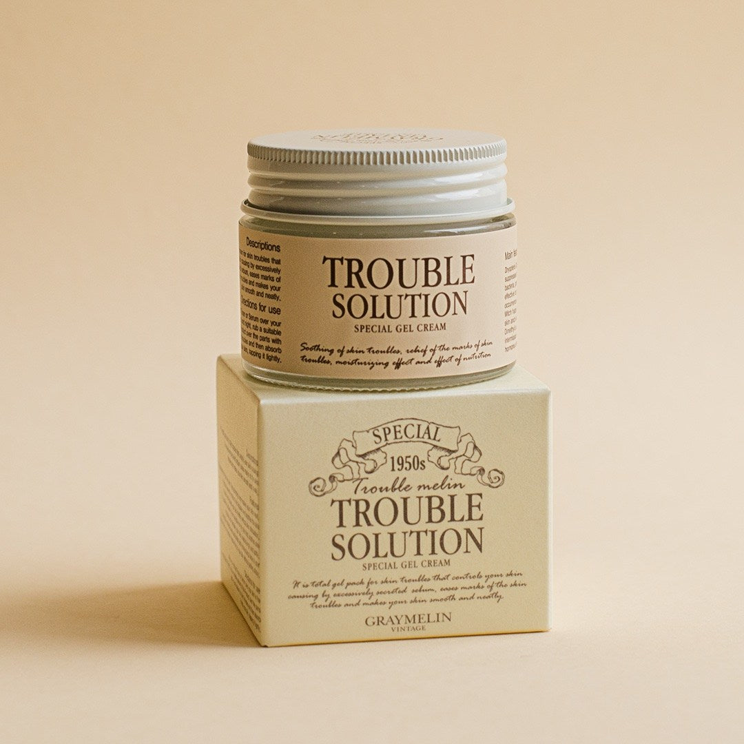 GRAYMELIN - Trouble Solution Special Gel Cream [50g] - Special gel cream for problematic skin [50g]
