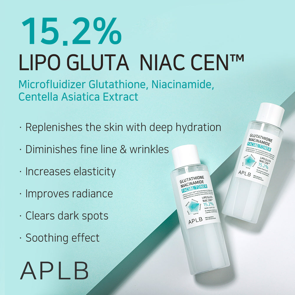 APLB - Glutathione Niacinamide Facial Toner 160ml - GLUTATHIONE NIACINAMIDE FACIAL TONER