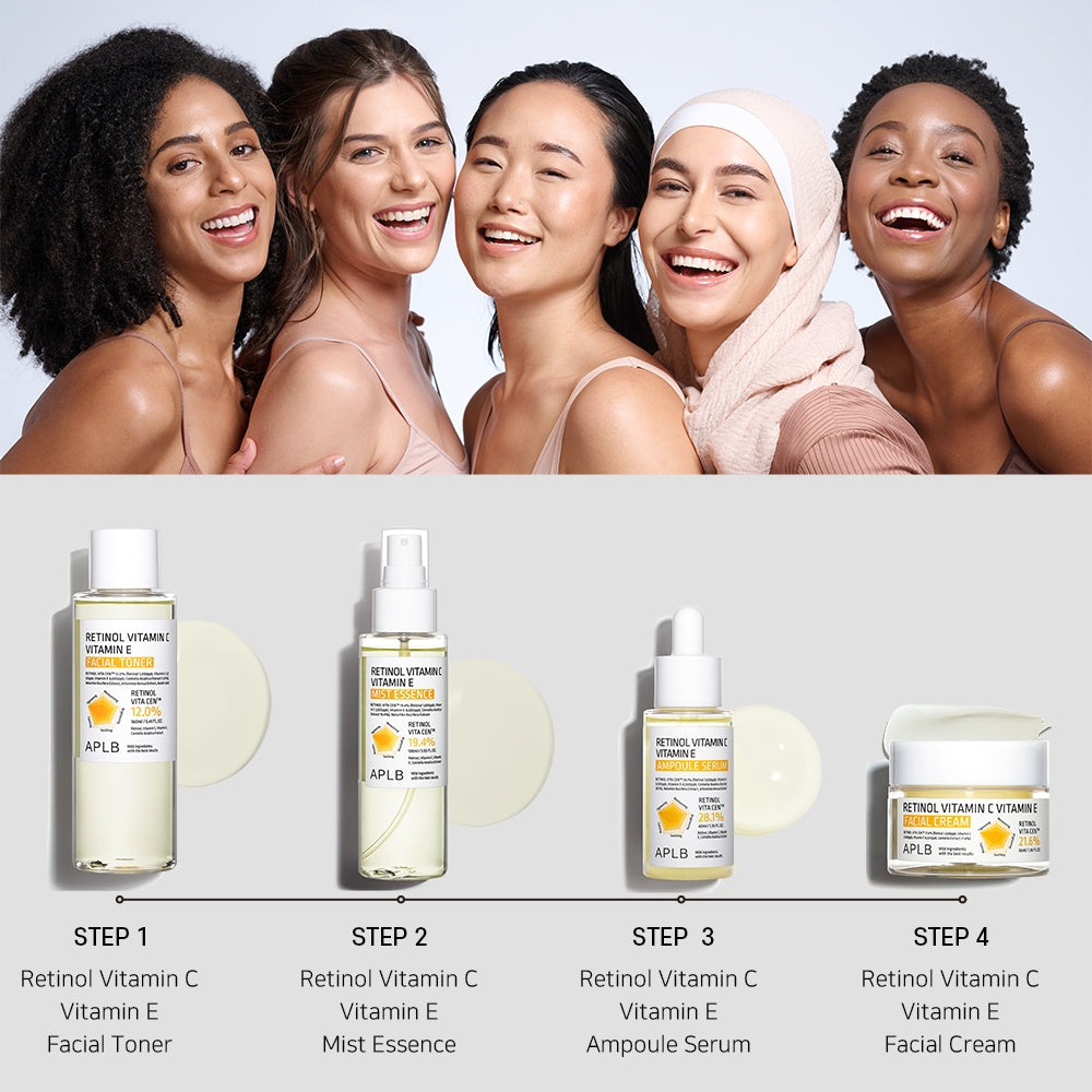 APLB RETINOL VITAMIN C VITAMIN E FACIAL CREAM 55ml - Face cream with retinol, vitamin C and E