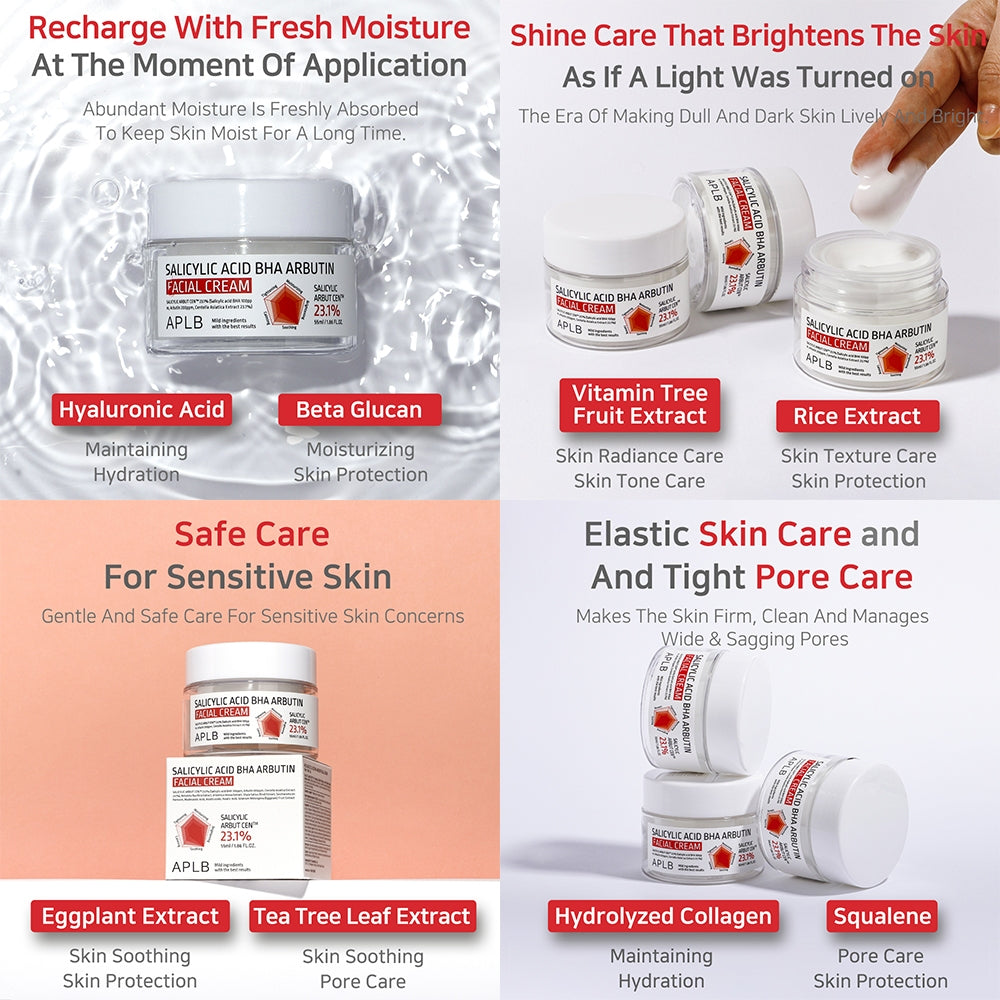 APLB - Salicylic BHA Face Cream - 55ml