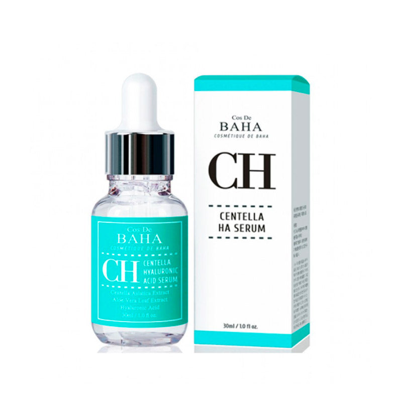 Cos De BAHA - CH Centella Hyaluronic Acid HA Serum [30ml] - Serum with centella and hyaluronic acid [30ml]